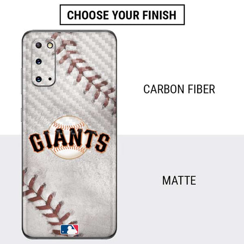 MLB San Francisco Giants Game Ball Galaxy S20 Skin
