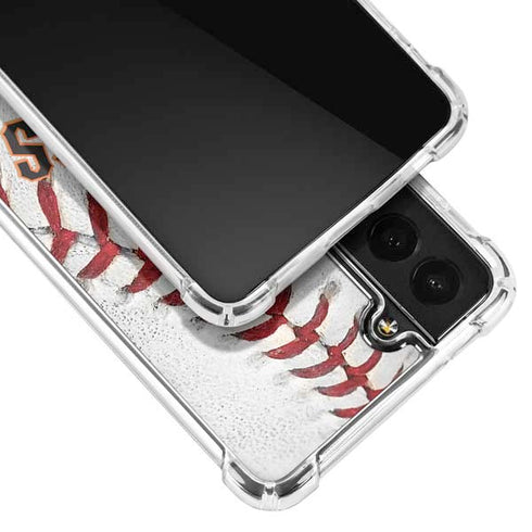 MLB San Francisco Giants Game Ball Galaxy S21 FE Clear Case