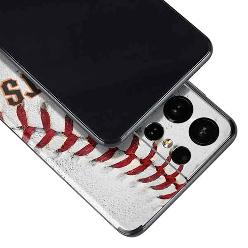 MLB San Francisco Giants Game Ball Galaxy S21 Ultra 5G Skin