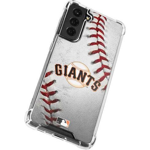 MLB San Francisco Giants Game Ball Galaxy S22 Plus Clear Case