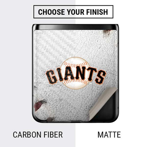 MLB San Francisco Giants Game Ball Galaxy Z Flip Skin