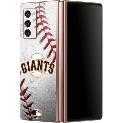 MLB San Francisco Giants Game Ball Galaxy Z Fold2 5G Skin