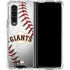 MLB San Francisco Giants Game Ball Galaxy Z Fold4 5G Clear Case