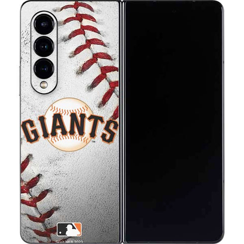 MLB San Francisco Giants Game Ball Galaxy Z Fold4 5G Skin