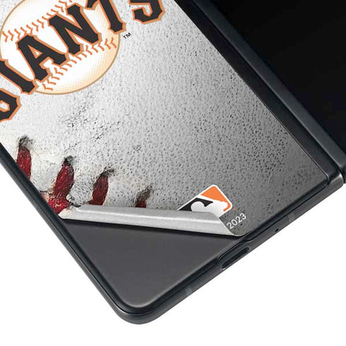 MLB San Francisco Giants Game Ball Galaxy Z Fold4 5G Skin