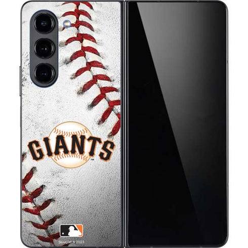 MLB San Francisco Giants Game Ball Galaxy Z Fold5 5G Skin
