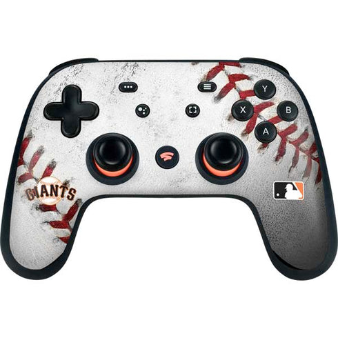 MLB San Francisco Giants Game Ball Google Stadia Controller Skin