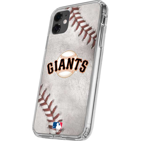 MLB San Francisco Giants Game Ball iPhone 11 Clear Case