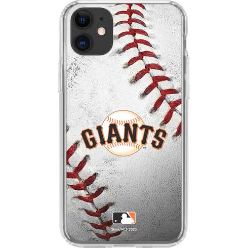 MLB San Francisco Giants Game Ball iPhone 11 Clear Case