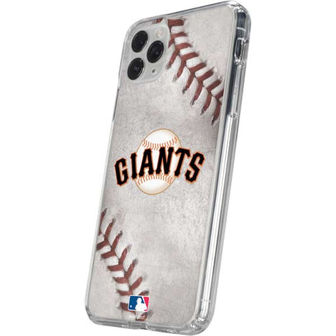 MLB San Francisco Giants Game Ball iPhone 11 Pro Clear Case