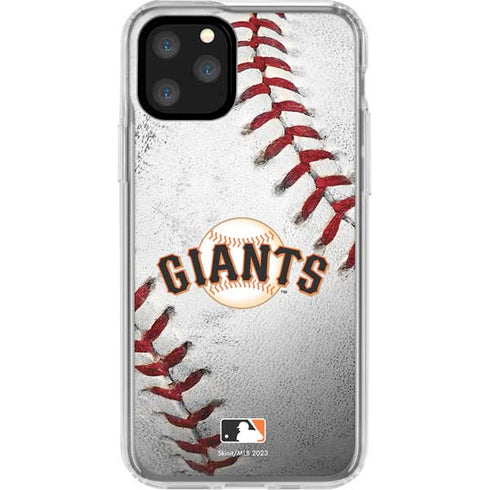 MLB San Francisco Giants Game Ball iPhone 11 Pro Clear Case
