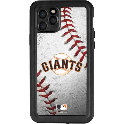 MLB San Francisco Giants Game Ball iPhone 11 Pro Waterproof Case