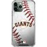 MLB San Francisco Giants Game Ball iPhone 12 Pro Clear Case