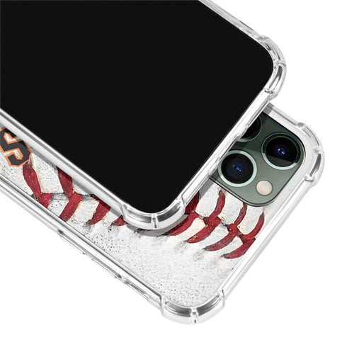 MLB San Francisco Giants Game Ball iPhone 12 Pro Clear Case
