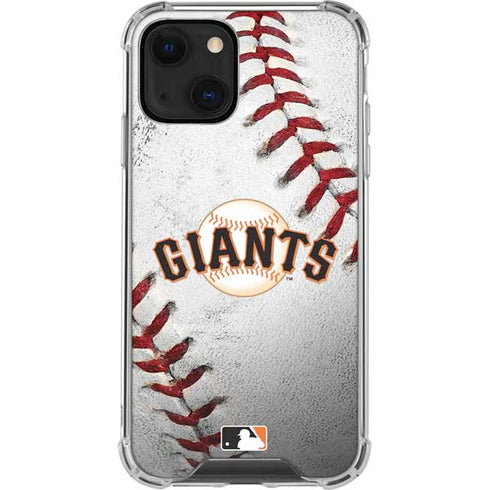 MLB San Francisco Giants Game Ball iPhone 15 Plus Clear Case