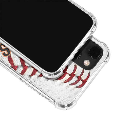 MLB San Francisco Giants Game Ball iPhone 14 Plus Clear Case
