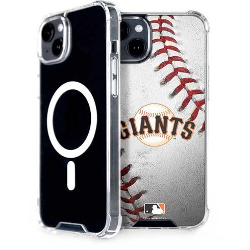 MLB San Francisco Giants Game Ball iPhone 15 Plus MagSafe Case