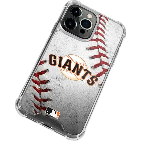 MLB San Francisco Giants Game Ball iPhone 14 Pro Clear Case