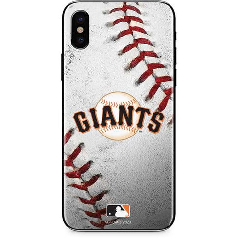 MLB San Francisco Giants Game Ball iPhone XS Skin