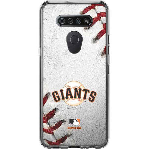 MLB San Francisco Giants Game Ball LG K51/Q51 Clear Case