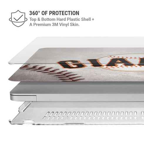 MLB San Francisco Giants Game Ball MacBook Air 13in M1 (2021) Case plus Skin