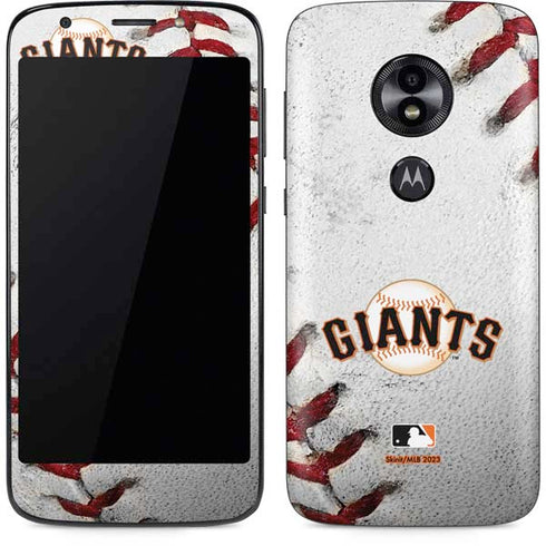 MLB San Francisco Giants Game Ball Moto E5 Play Skin