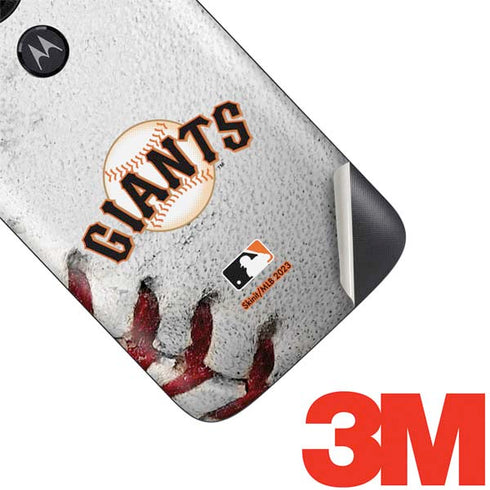 MLB San Francisco Giants Game Ball Moto E5 Play Skin