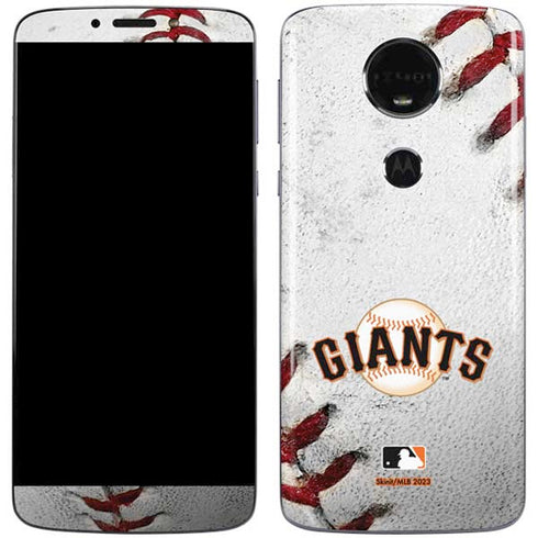 MLB San Francisco Giants Game Ball Moto E5 Plus Skin