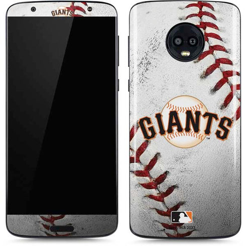 MLB San Francisco Giants Game Ball Moto G6 Skin