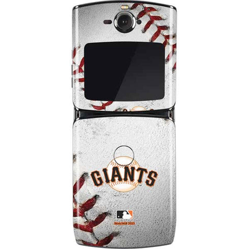 MLB San Francisco Giants Game Ball Motorola RAZR Skin