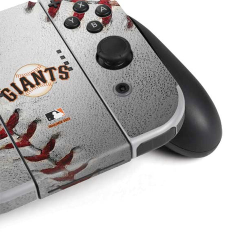 MLB San Francisco Giants Game Ball Nintendo Switch OLED (2021) Skin