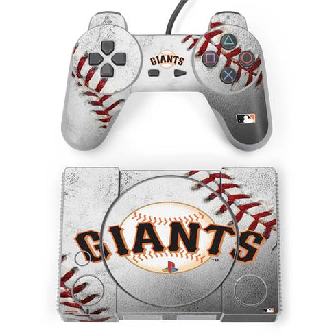 MLB San Francisco Giants Game Ball PlayStation Classic Bundle Skin