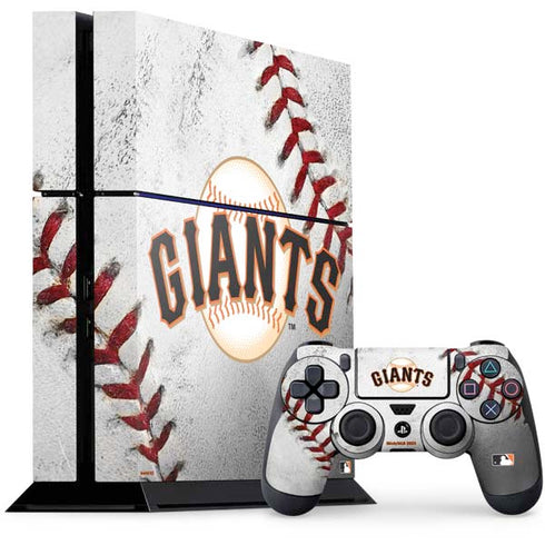 MLB San Francisco Giants Game Ball PS4 Console and Controller Bundle Skin