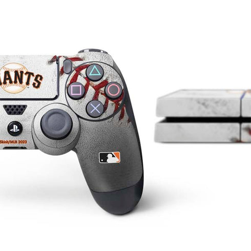MLB San Francisco Giants Game Ball PS4 Console and Controller Bundle Skin
