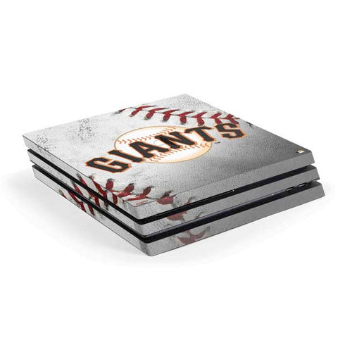 MLB San Francisco Giants Game Ball PS4 Pro Console Skin