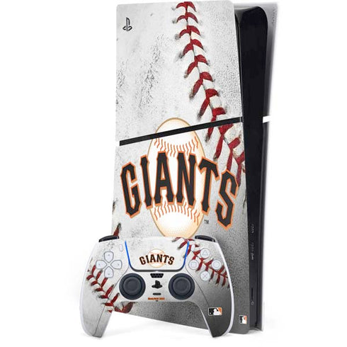 MLB San Francisco Giants Game Ball PS5 Slim Digital Edition Console Skin