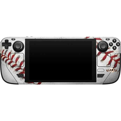 MLB San Francisco Giants Game Ball Steam Deck Handheld Gaming Computer Skin
