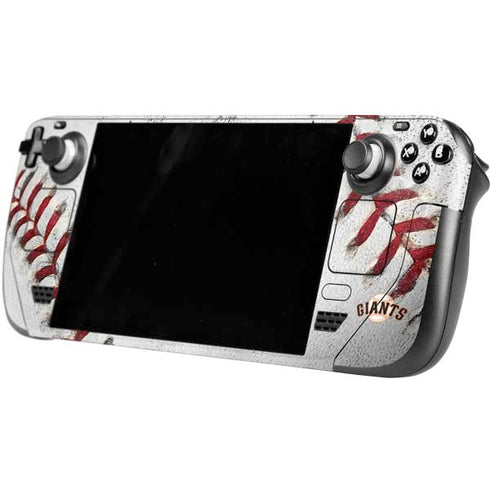 MLB San Francisco Giants Game Ball Steam Deck Handheld Gaming Computer Skin