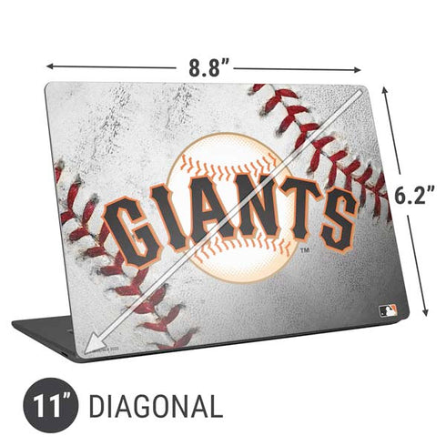 MLB San Francisco Giants Game Ball Universal Laptop 11in (8.8 x 6.2in) Skin