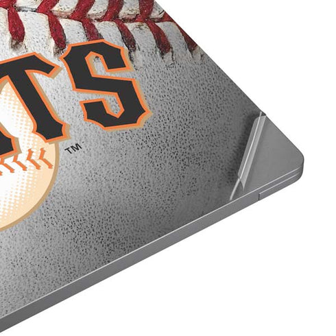 MLB San Francisco Giants Game Ball Universal Laptop 12in (9.8 x 6.8in) Skin