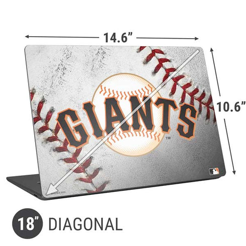 MLB San Francisco Giants Game Ball Universal Laptop 18in (14.6 x 10.6in) Skin