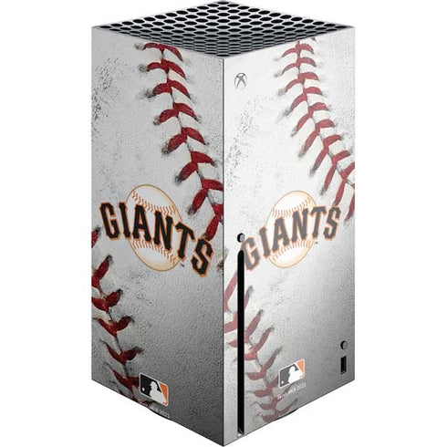 MLB San Francisco Giants Game Ball Xbox Series X Console Skin