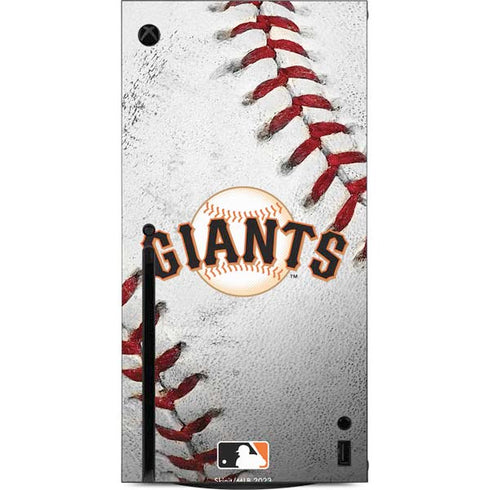 MLB San Francisco Giants Game Ball Xbox Series X Console Skin