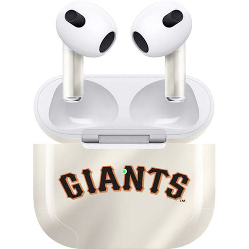 MLB San Francisco Giants Home Jersey Apple AirPods (3rd Gen 2021) Skin