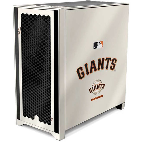 MLB San Francisco Giants Home Jersey Corsair 4000D Tempered Glass Mid-Tower ATX Case Skin