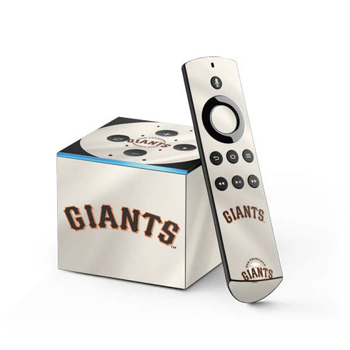 MLB San Francisco Giants Home Jersey Fire TV Cube Skin
