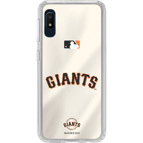 MLB San Francisco Giants Home Jersey Galaxy A10e Clear Case