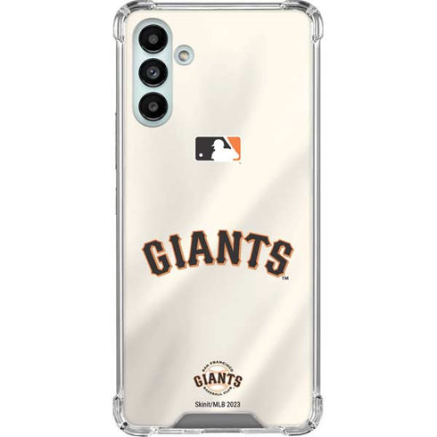 MLB San Francisco Giants Home Jersey Galaxy A13 5G Clear Case
