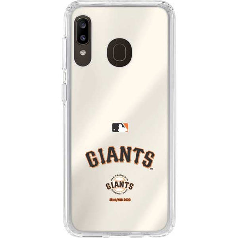 MLB San Francisco Giants Home Jersey Galaxy A20 Clear Case