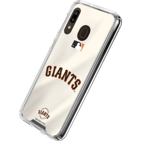 MLB San Francisco Giants Home Jersey Galaxy A30 Clear Case